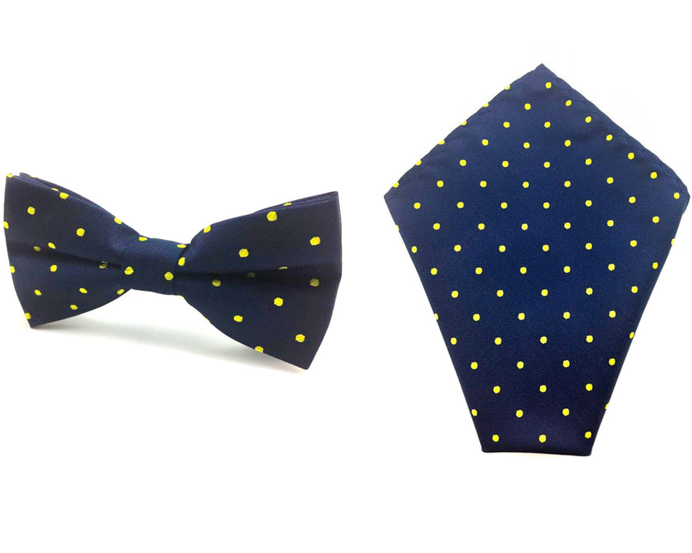 mens polka dot bow tie