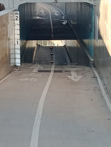 Flooded underpass