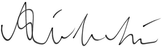Adam Bielecki Unterschrift