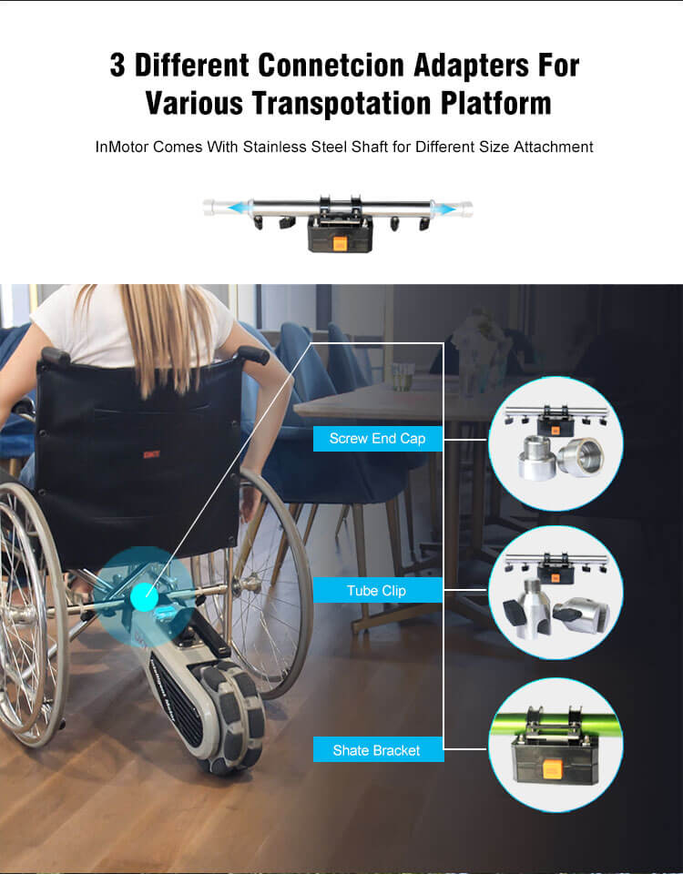 DKY ebikes-Foldable Rigid Wheelchair Intelligent Motor