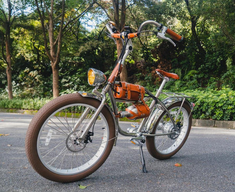 Bicicleta eléctrica Vintage 500W Shaft Drive - DKY Bikes Online