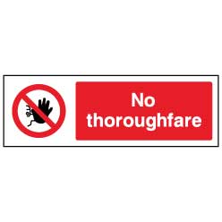 No thoroughfare - ACCE0018 - Virus Safety
