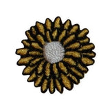ID 6026 Lot of 3 Yellow Flower Blossom Patch Garden Embroidered Iron On Applique