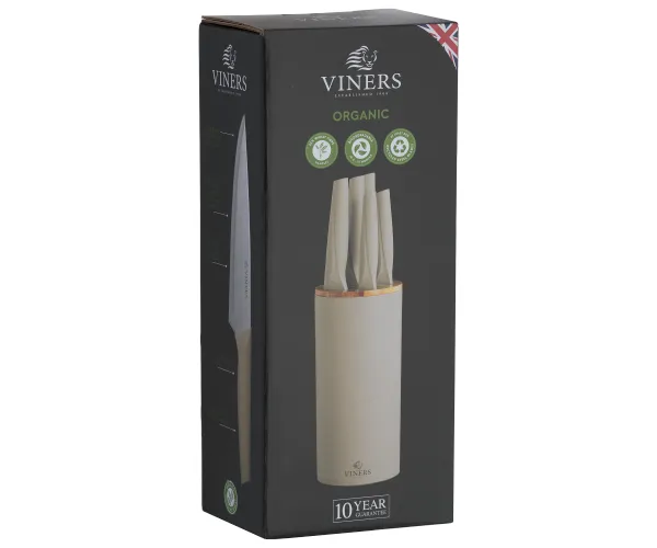 viners organic knife block