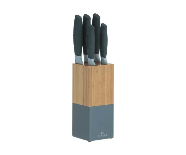 grey knife block