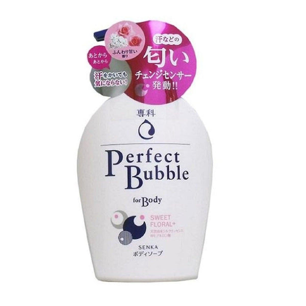 Senka Perfect Bubble Body Soap Sweet Floral 500ml
