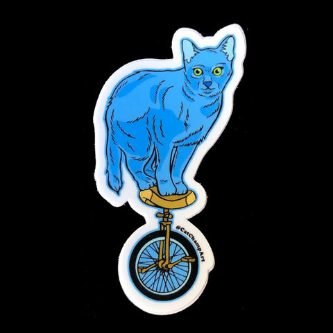 No Nonsense Black Cat Sticker – Gallery Boom