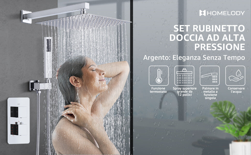 Soffione doccia a 3 modalità soffione doccia ad alta pressione filtro  portatile rubinetto a pioggia rubinetto