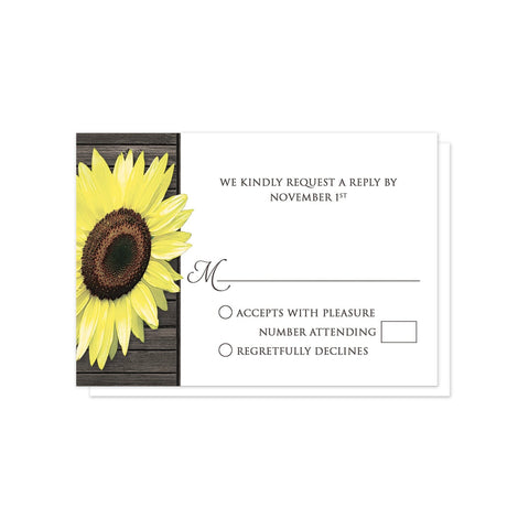 Rustic Bear Floral Wood Save the Date Cards – Artistically Invited