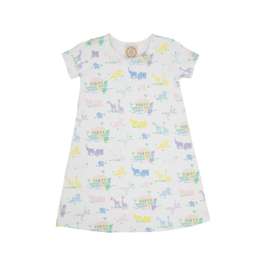 Polly Play Dress - Sir Proper's Pagoda w/ Park City Periwinkle