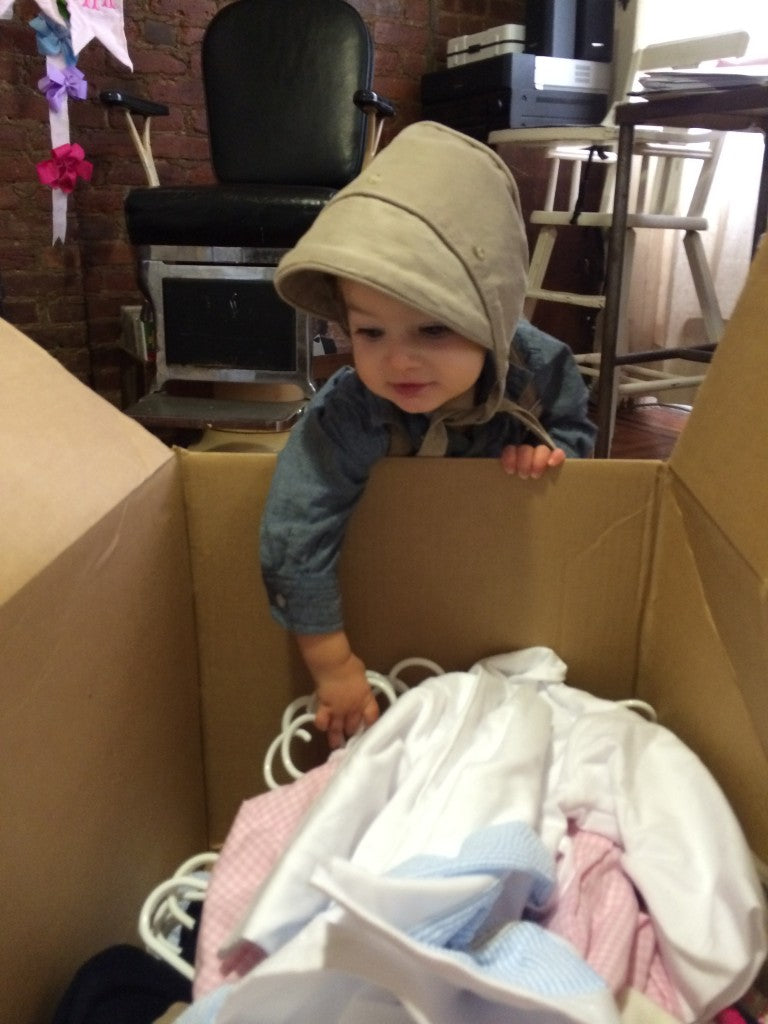 Beckett recently hosted a Beaufort Bonnet trunk show in his home state of New York.  He simply couldn't keep his hands off the outfits.  This kid has style baby!