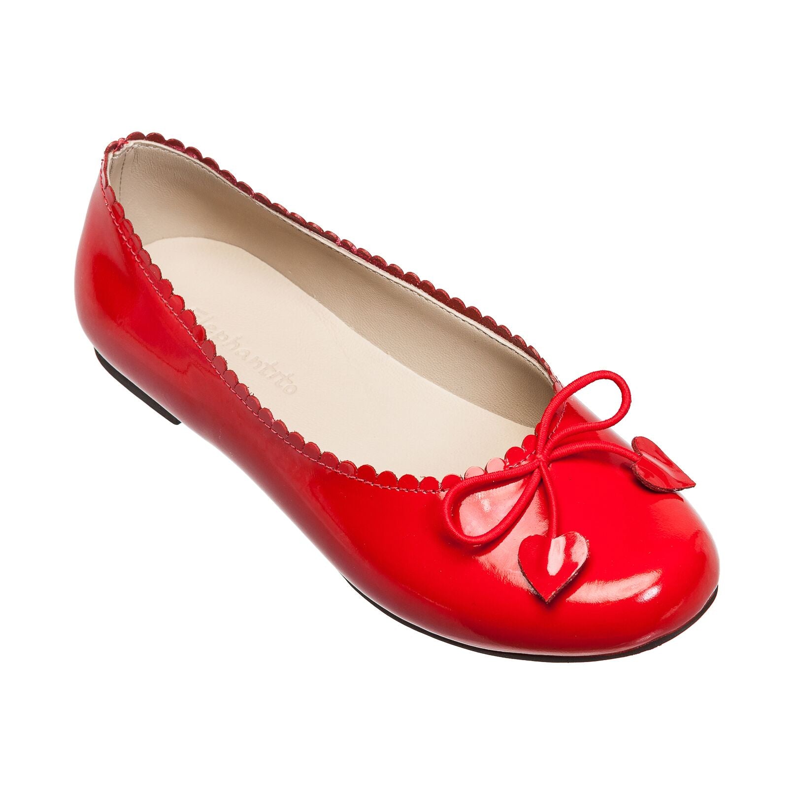 patent ballerina flats