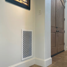 Load image into Gallery viewer, Decorative A/C Wood Pattern Grilles - Paint Ready Harmony Design
