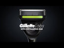 Gillette Labs with Exfoliating Bar Men’s Razor with 2 Blade Refills