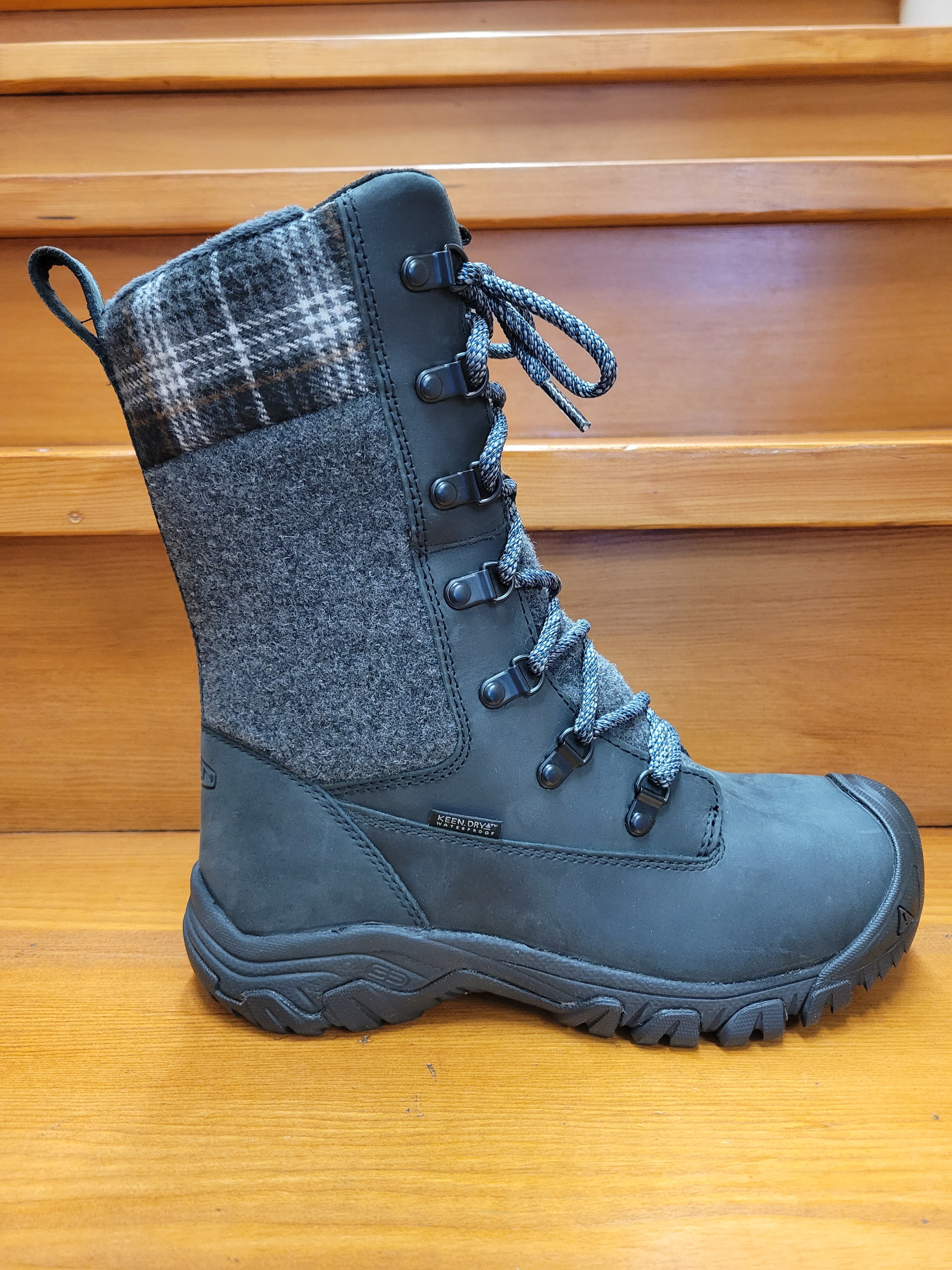 Greta leather rain boots