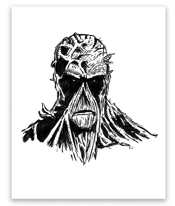 Swamp Thing Ink Sketch By Lee Bretschneider Breshnyda Here you can explore hq swamp transparent illustrations, icons and clipart with filter setting like size, type, color etc. swamp thing ink sketch