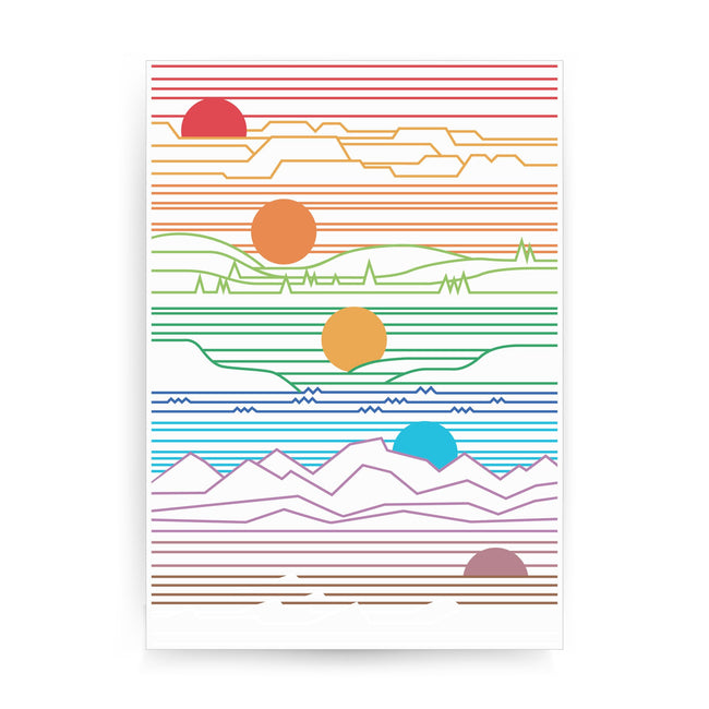 Sun and moon Lewis print - Make It Print