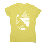 Minimal abstract women's t-shirt - Make It Print