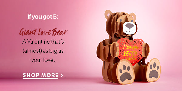 lovepop giant love bear