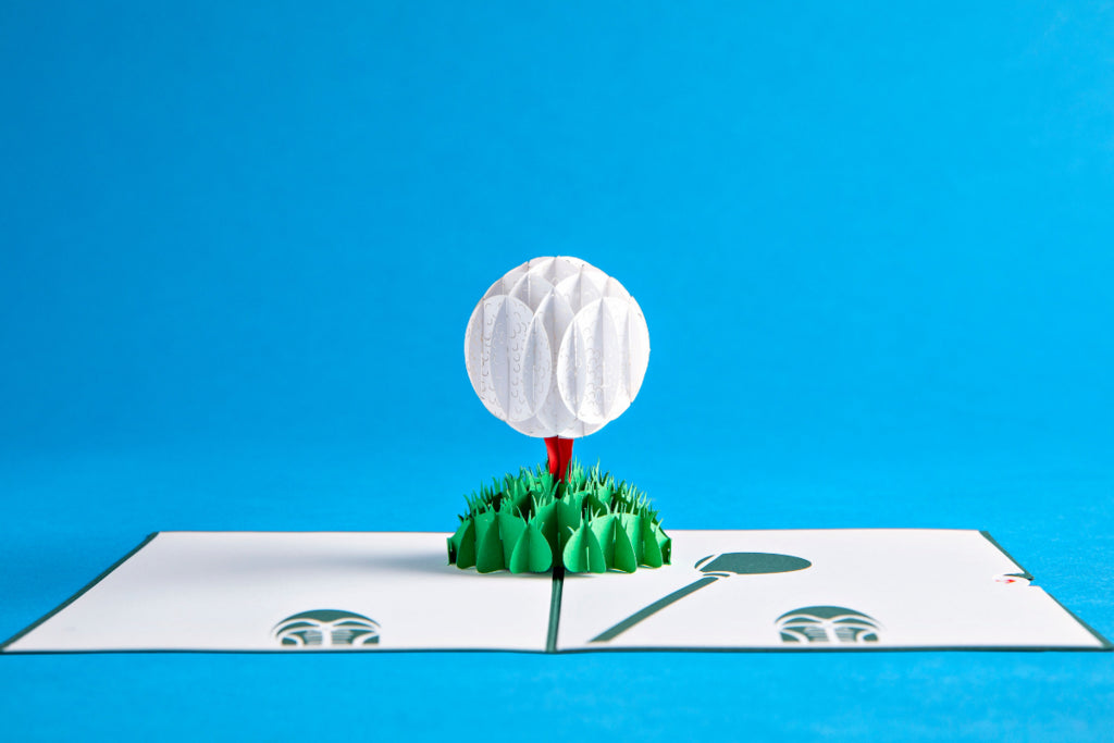 golf pop up card