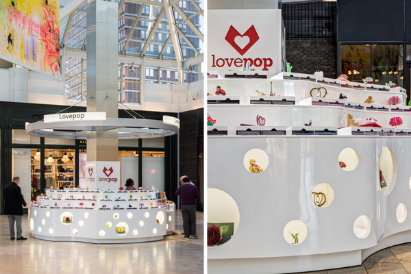 lovepop prudential center kiosk