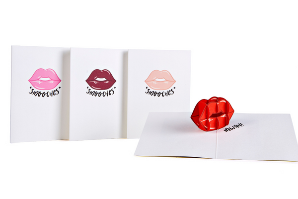 lips notecard 4 pack