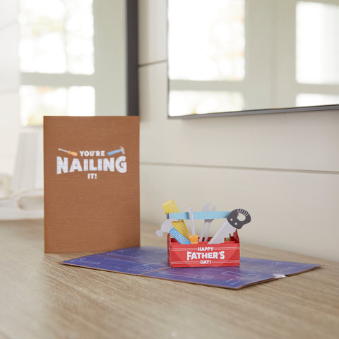 You Are Nailing It Pop-Up Father's Day Cards