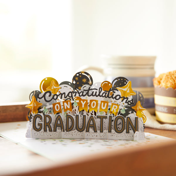 Congratulations on Your Graduation Pop-Up Card