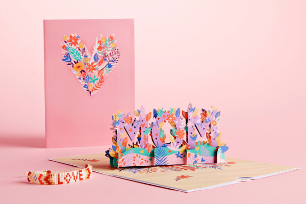 love for mom card with bracelet