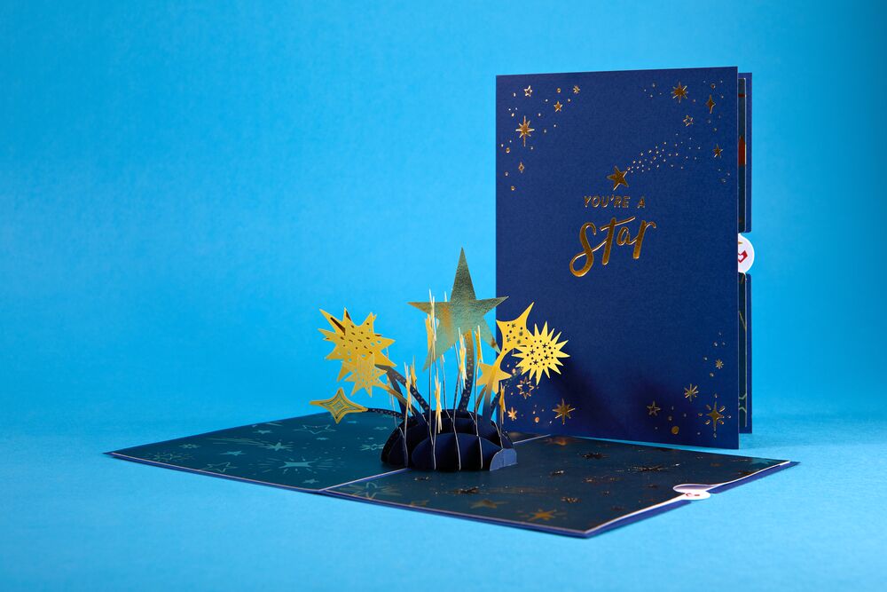 You Are a Star Pop-Up Card