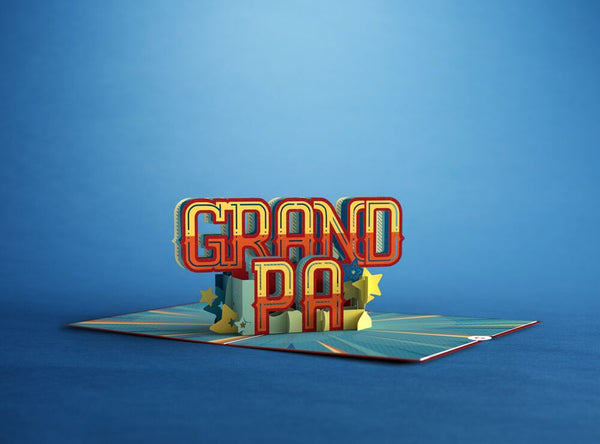 The Best Grandpa Pop-Up Card