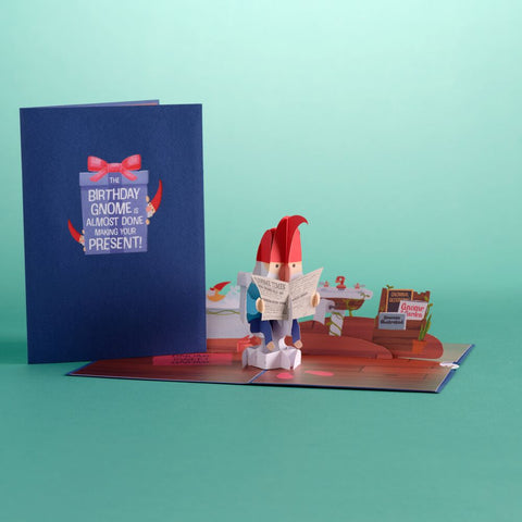 Gnome Birthday Pop-Up Card