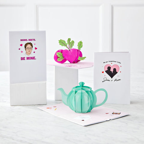 The Office No One Beets You Valentine Pop-Up Card