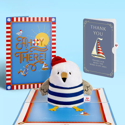 'Ahoy There' Thank You Plushpop Card and Sentiment Set