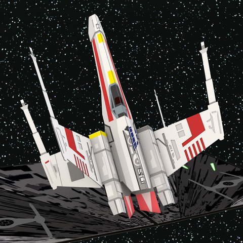 X-wing Starfighter Pop up CArd