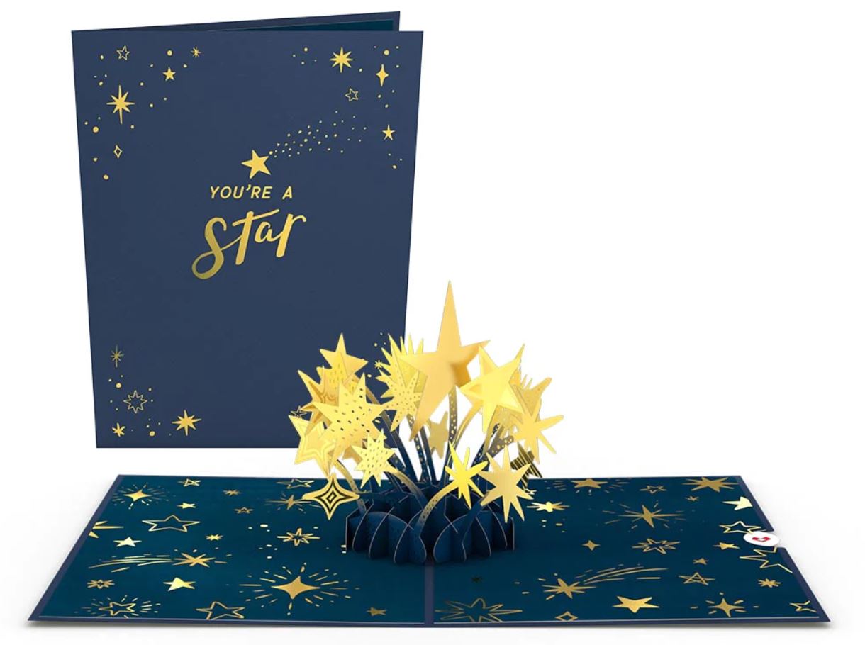 you're a star popup card