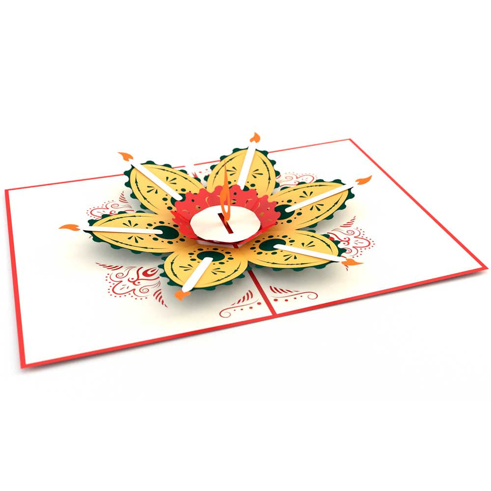 3D Diwali Pop Up Card - Lovepop