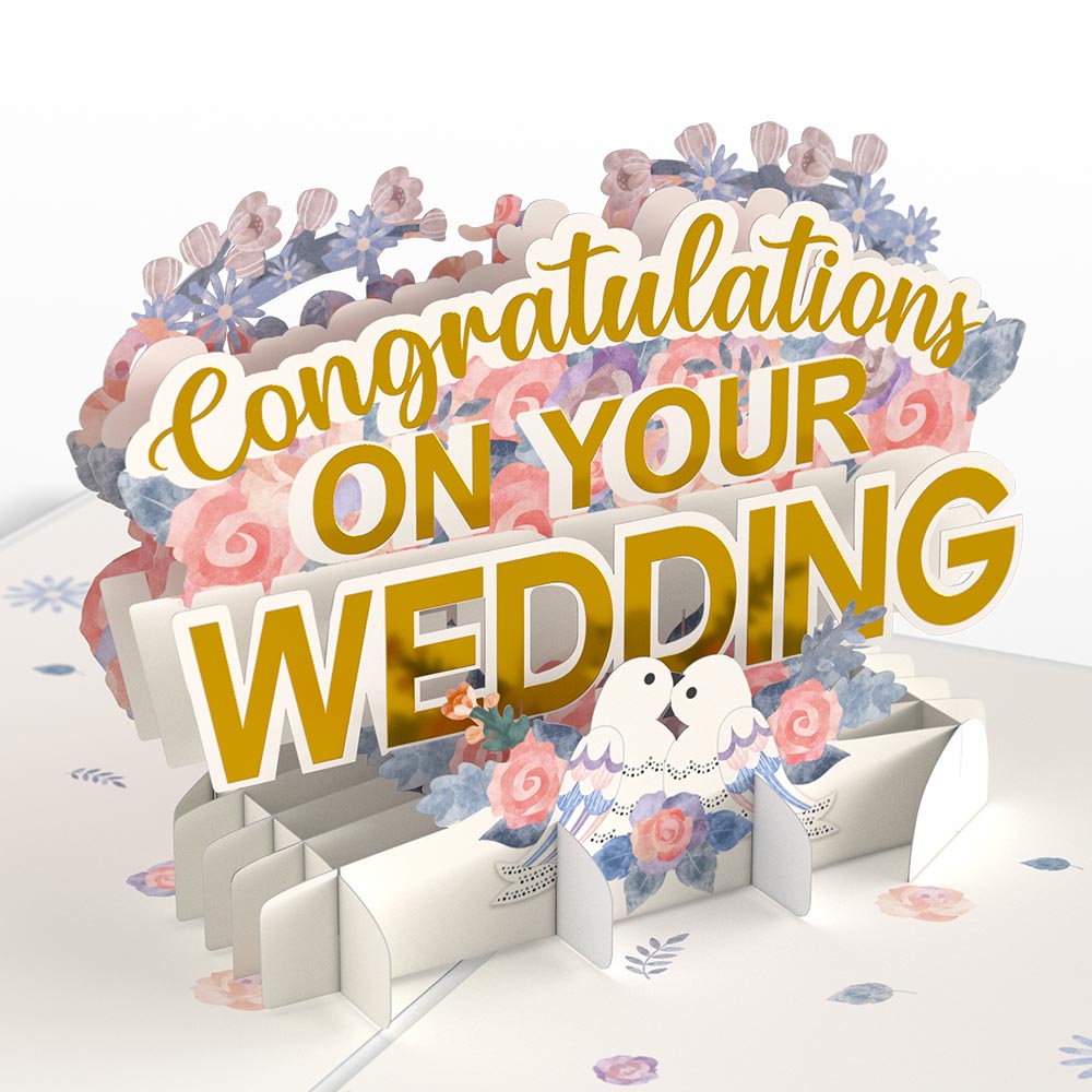 Wedding Congratulations Pop-Up Card – Lovepop