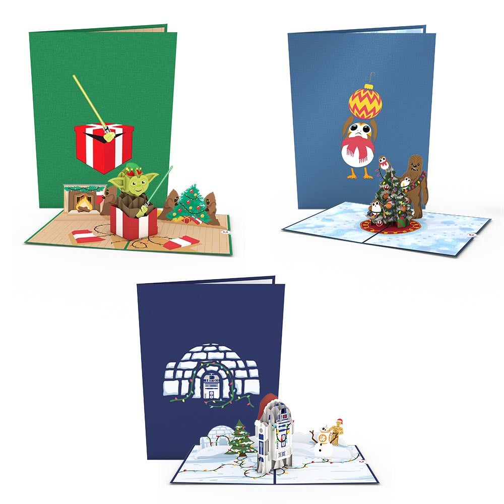 star wars christmas cards pack