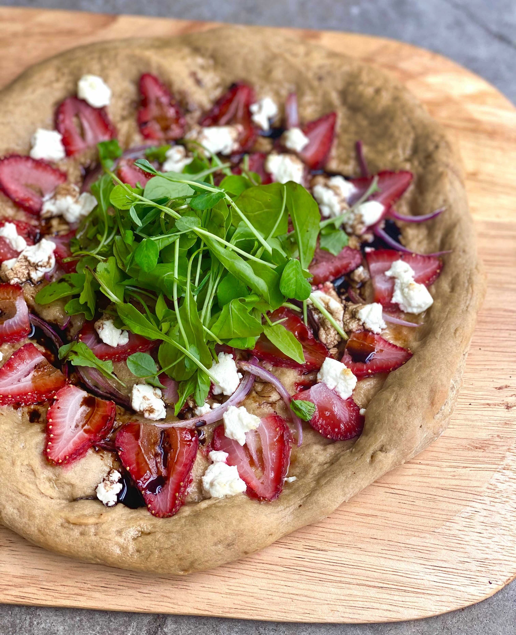 Strawberry & Goat Cheese Pizza