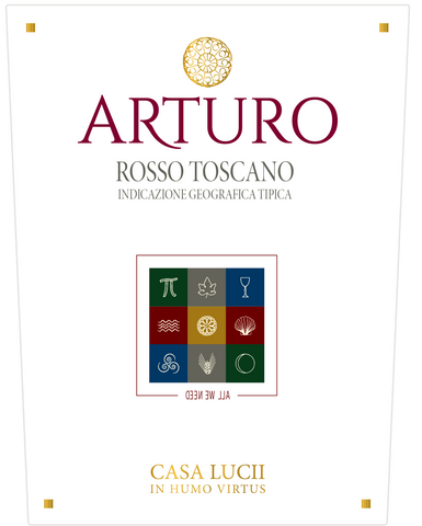 Vin rouge de toscane Sangiovese biologique Arturo Casa Lucii