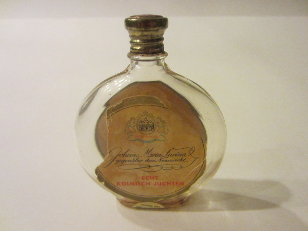 Johann Maria Farnival Perfume Bottle Bronze Red Cap Russian Leather Ge ...