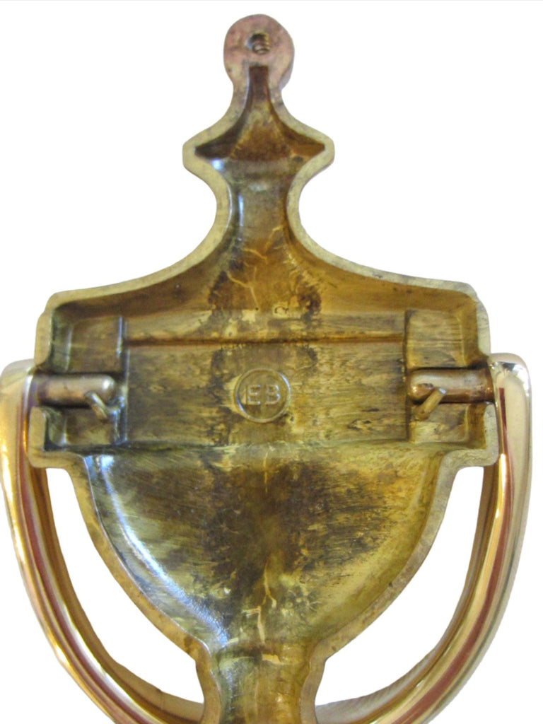 Classic Urn Brass Modern Brass Door Knocker Marked E B – Designer ...