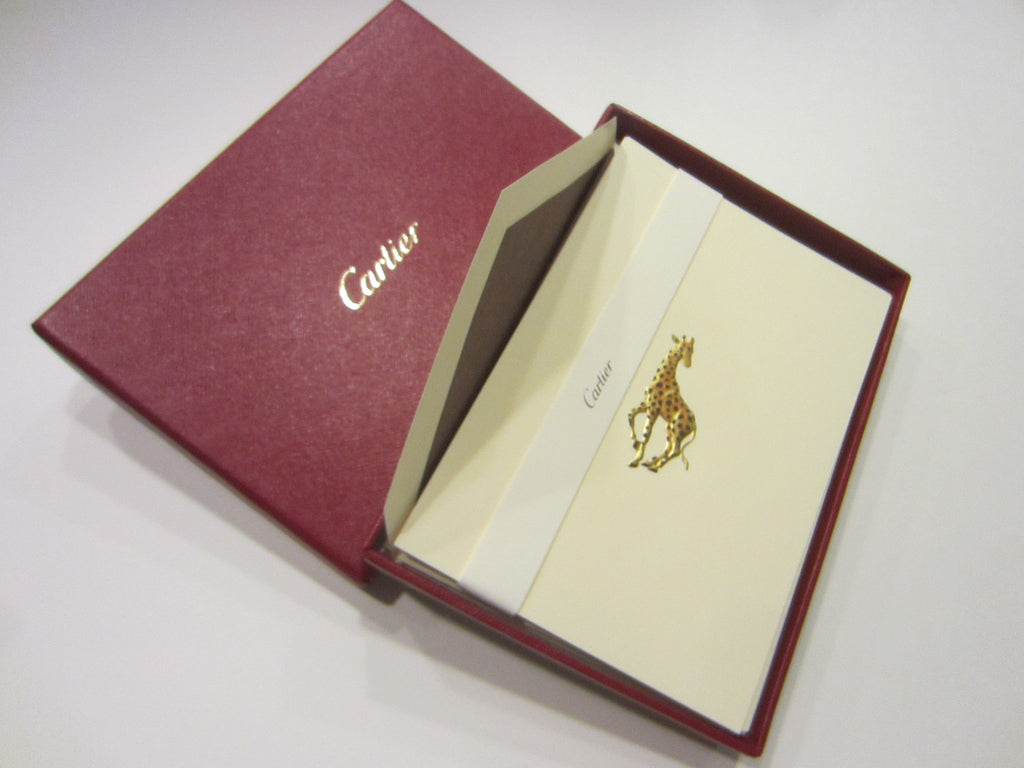 cartier stationery note cards