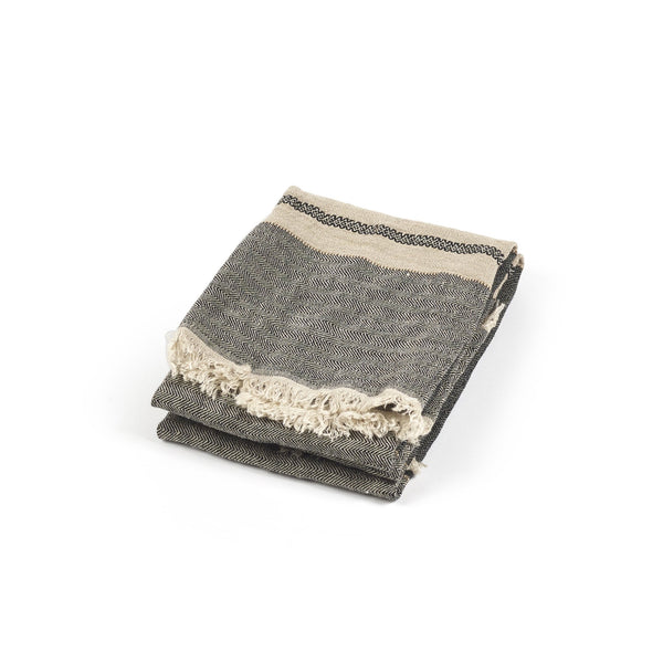 Belgian Towel Small Fouta Tack Stripe