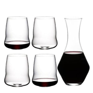 Riedel O Stemless, Cabernet, Merlot Glass Gift Set, Buy 3 + 1 Free