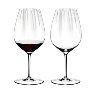 Riedel Vinum Bordeaux Grand Cru Glasses (4-Pack) with Wine Pourer with  Stopper and Polishing Cloth 