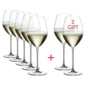 Riedel Veritas Champagne Glasses (Pair) – The UKs leading retailer of Riedel  Wine Glasses