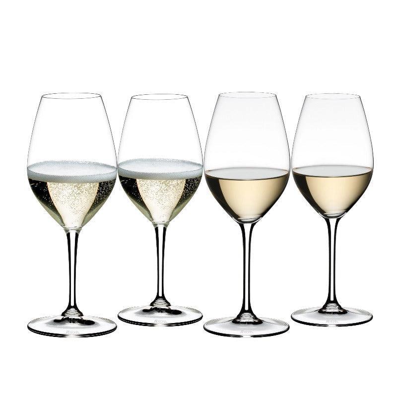 Riedel Wine Friendly White Wine/Champagne Wine Glasses (4-Pack) Bundle -  Bed Bath & Beyond - 37168091