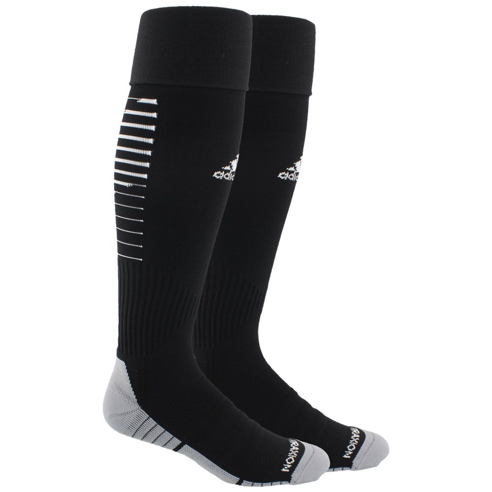 black adidas soccer socks